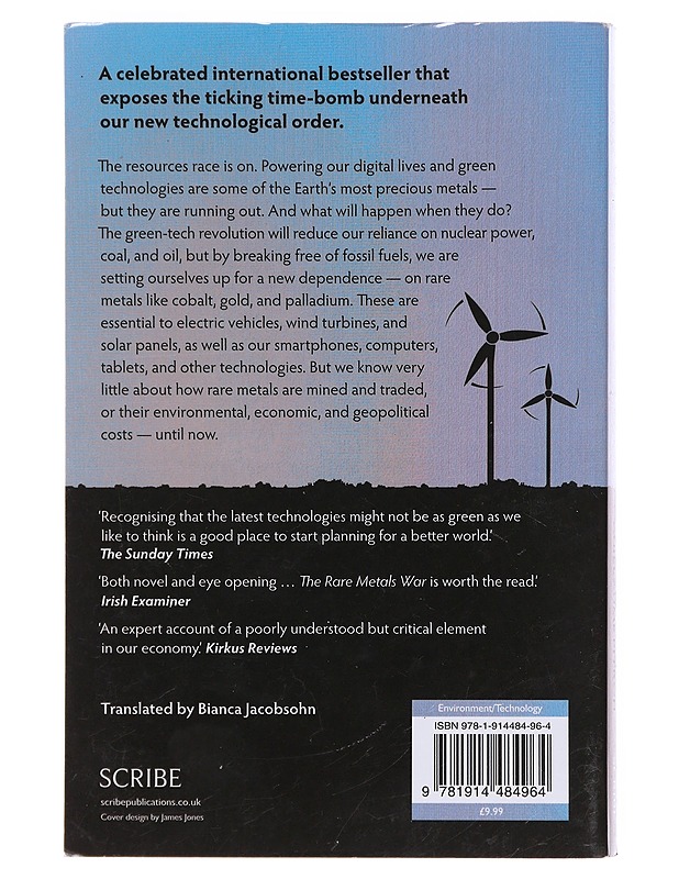 The rare metals war : the dark side of clean energy and digital technologies - Pitron, Guillaume - Romaanit ja novellit - 10105607483 - 1