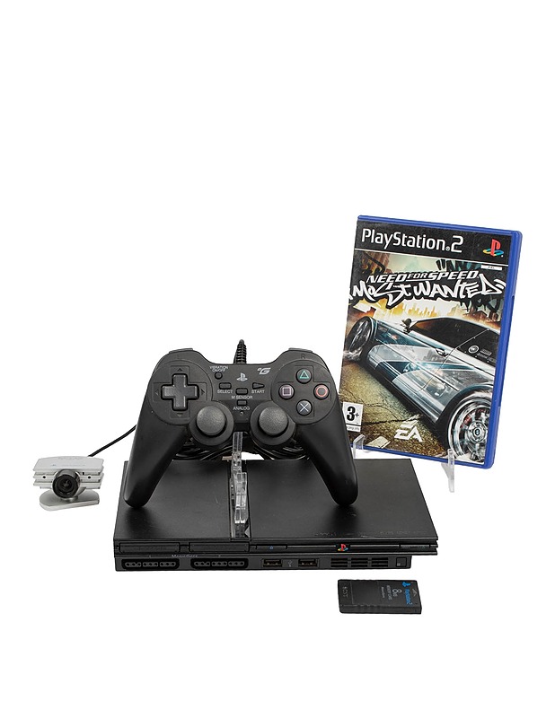 SONY Playstation 2 slim -pelikonsoli  - Konsolit ja konsolipelit - 10105607507 - 0