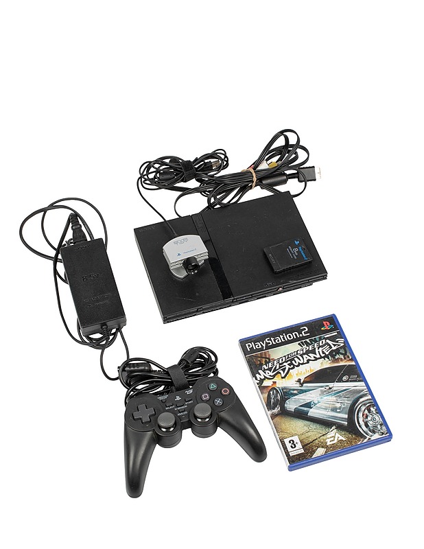 SONY Playstation 2 slim -pelikonsoli  - Konsolit ja konsolipelit - 10105607507 - 1