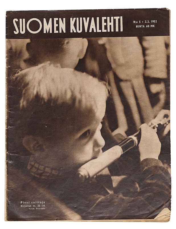 Suomen Kuvalehti 5 / 1952 - Lehdet - 10105607538 - 0