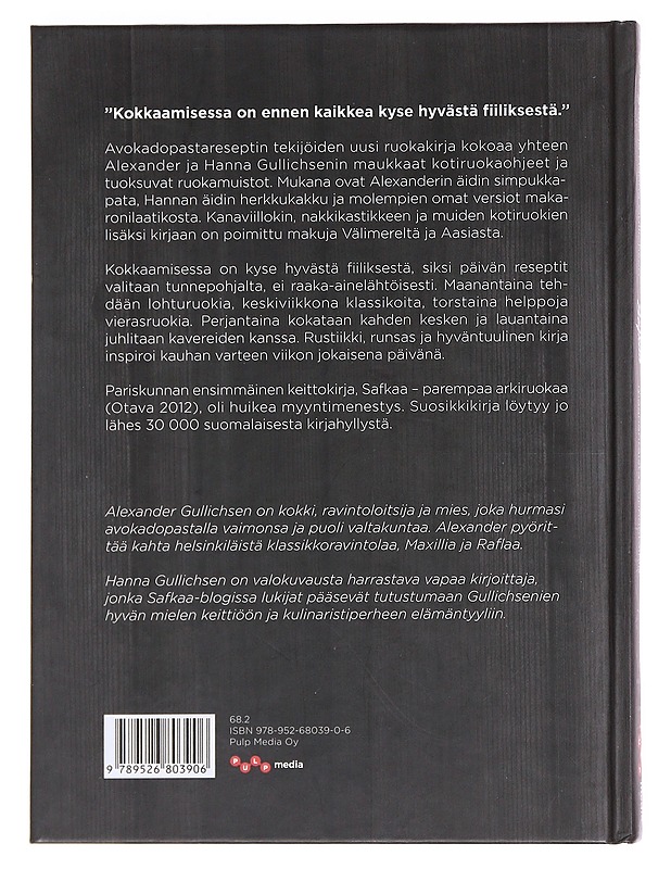 Safkaa : maanantaista sunnuntaihin - Gullichsen, Alexander - Ruokakirjat - 10105607559 - 1