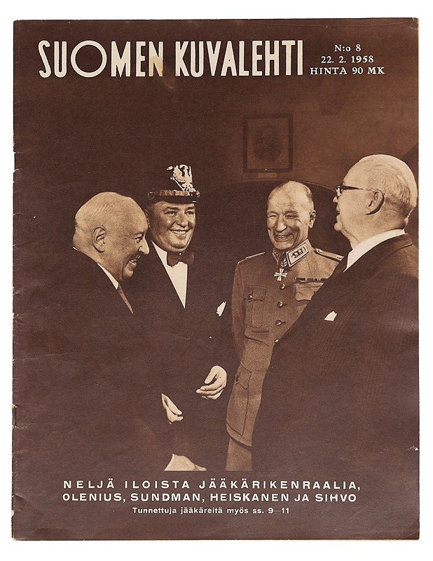 Suomen Kuvalehti 8 / 1958 - Lehdet - 10105607555 - 0