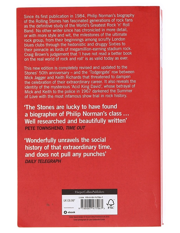 The Stones : the acclaimed biography - Norman, Philip  - Elämäkerrat ja muistelmat - 10105607562 - 1