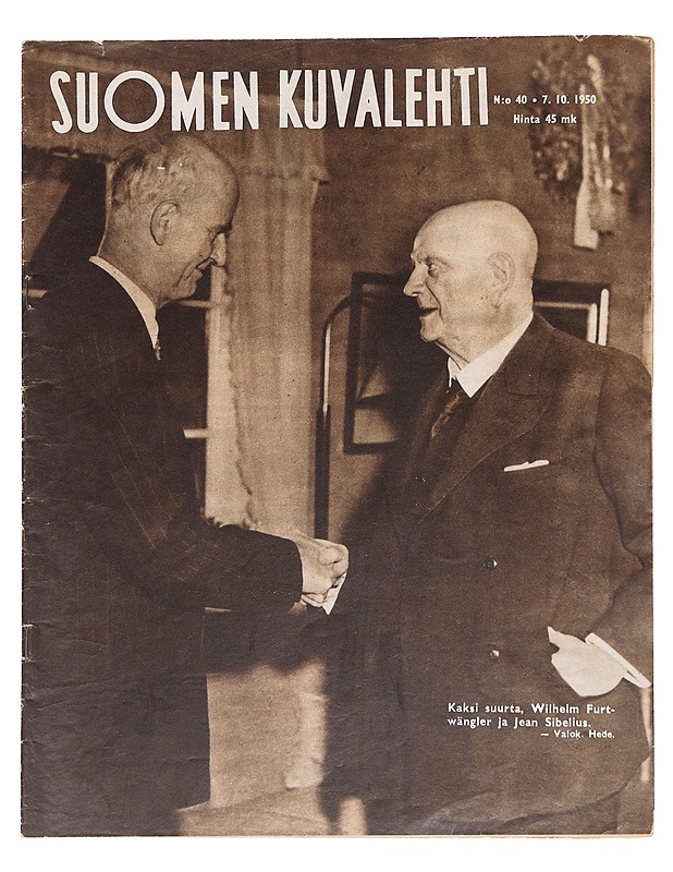 Suomen Kuvalehti 40 / 1950 - Lehdet - 10105607584 - 0