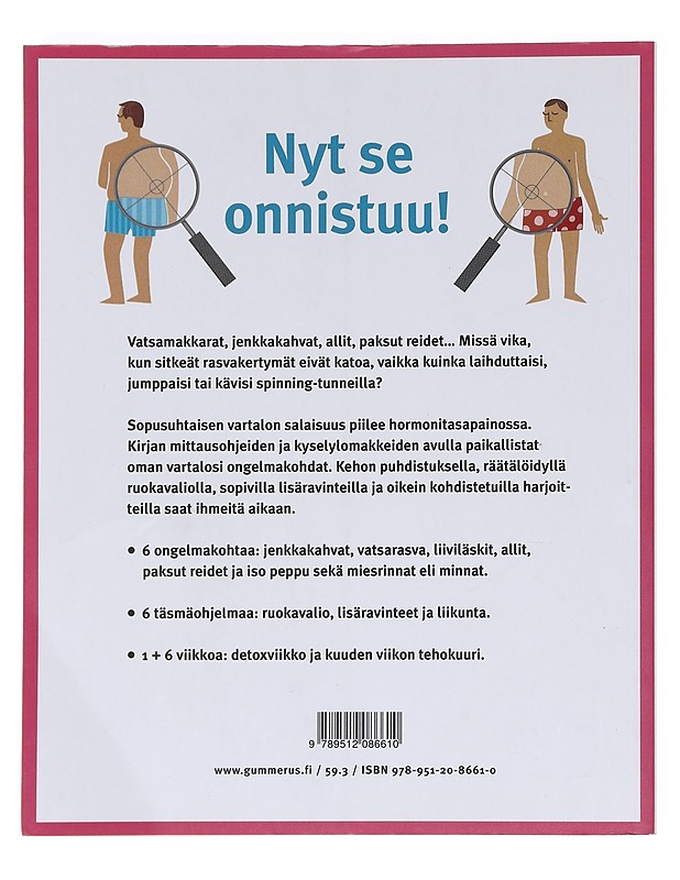 Nyt se onnistuu! : vihdoinkin eroon itsepintaisista rasvakertymistä - Tomlinson, Max - Kirja lahjaksi - 10105607591 - 1