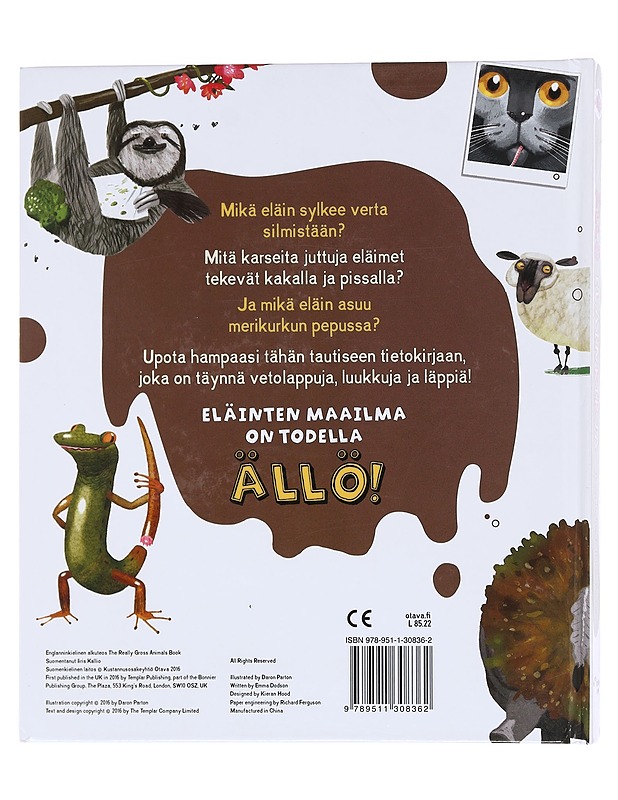 Ällö eläinkirja / limaa, myrkkyä ja haisua - Dodson, Emma - Lastenkirjat - 10105607598 - 1