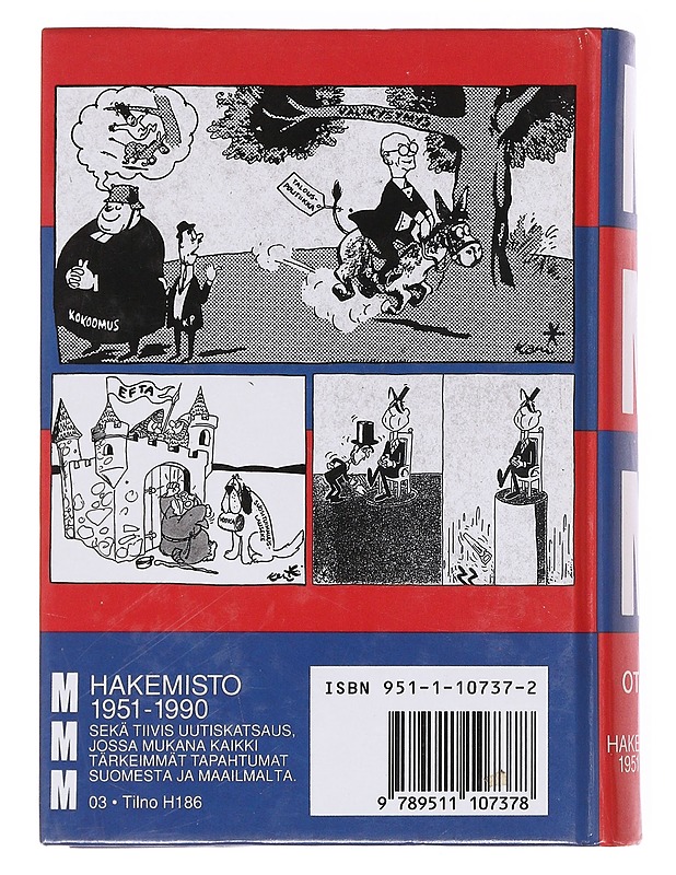 Mitä - missä - milloin 1951-90 / hakemisto - toimitus: Allan Tiitta, Ritva Räty, Sirpa Kähkönen - Tietokirjat ja oppaat - 10105607624 - 1