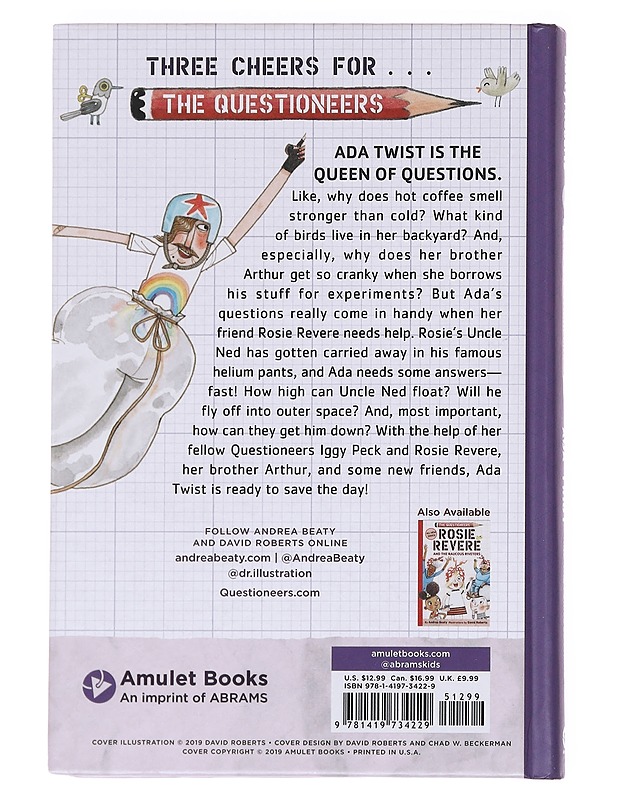 The questioneers ada twist and the perilous pants - Beaty, Andrea - Lastenkirjat - 10105607650 - 1