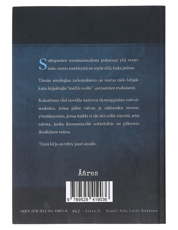 Äänellä jonka kuulet / spekulatiivisia novelleja sukupuolen moninaisuudesta - Joona Koiranen - Romaanit ja novellit - 10105607649 - 1