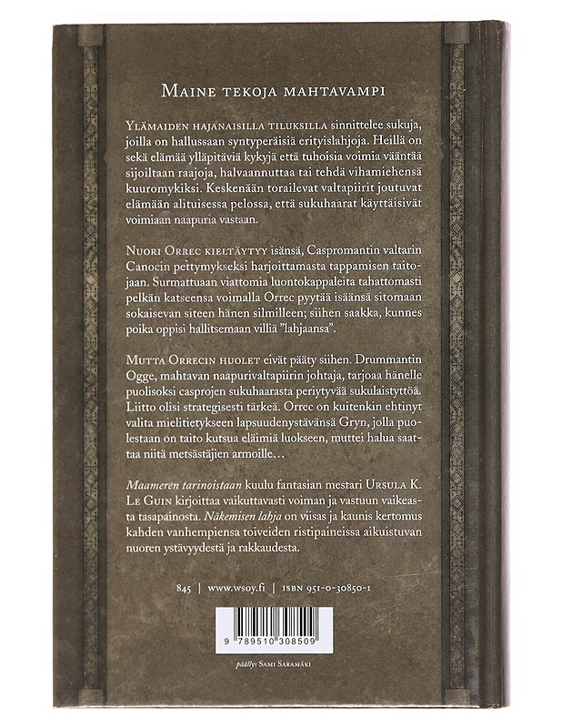 Näkemisen lahja - Le Guin, Ursula K. - Fantasia- ja scifi - 10105607674 - 1