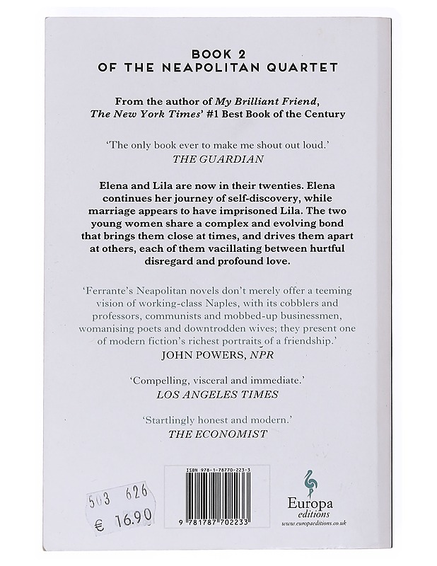 The story of a new name : book two: youth - Ferrante, Elena - Romaanit ja novellit - 10105607685 - 1