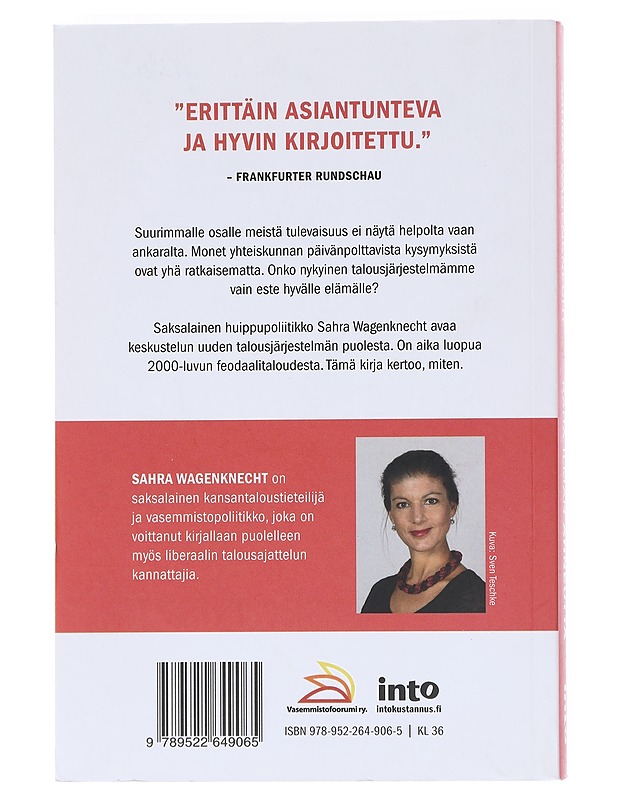 Raha ilman ahneutta - Wagenknecht, Sahra - Kirja lahjaksi - 10105607688 - 1