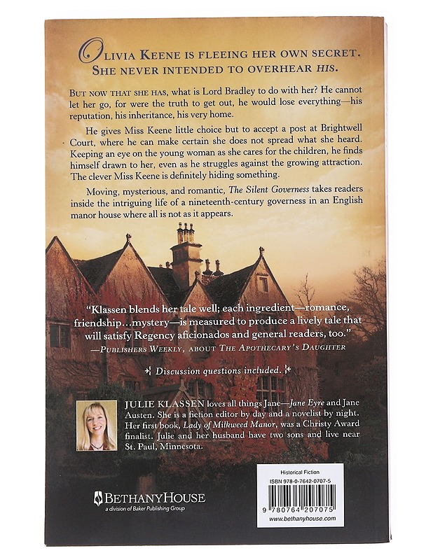 The Silent Governess - Klassen, Julie - Romaanit ja novellit - 10105607726 - 1