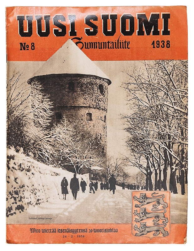 Uusi Suomi 8 / 1938 - Lehdet - 10105607759 - 0