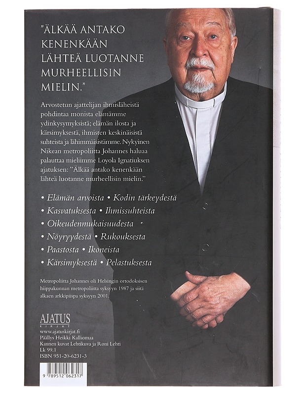 Lähimmäiset : ajatuksia elämän hyveistä, ihmissuhteista, perheestä ja perinteistä - Johannes, arkkipiispa - Elämäkerrat ja muistelmat - 10105607775 - 1