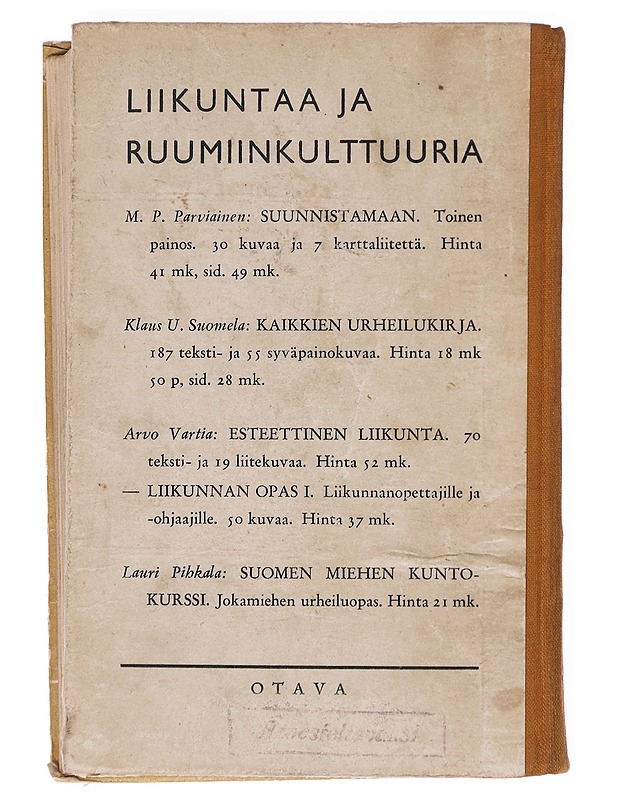 Saunaopas - H. J. Viherjuuri - Tietokirjat - 10105607789 - 1