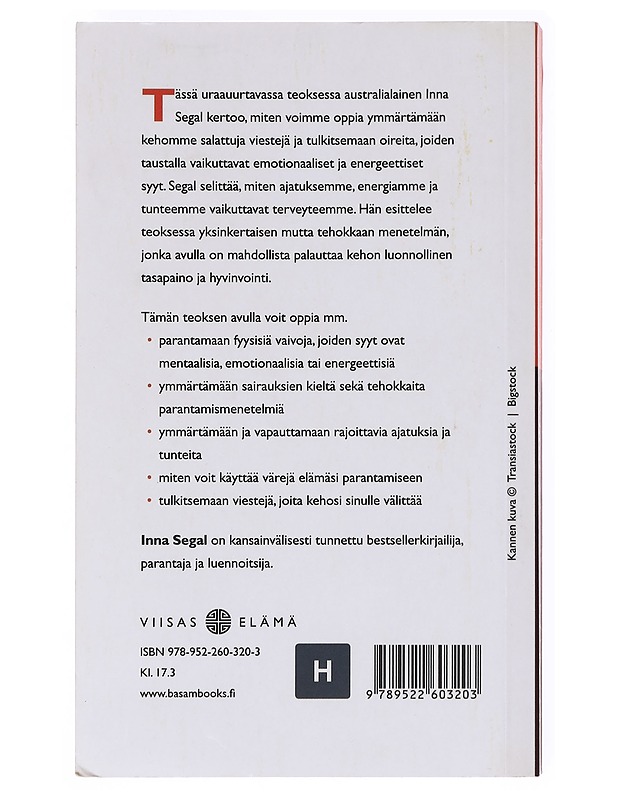 Kehosi salattu kieli : opas terveyteen ja hyvinvointiin - Segal, Inna - Tietokirjat ja oppaat - 10105607805 - 1