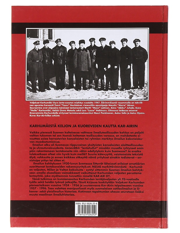 Veljekset Karhumäki Suomen ilmailun pioneereina 1924-1956 - Ismo Tervonen - Historiakirjat - 10105607835 - 1