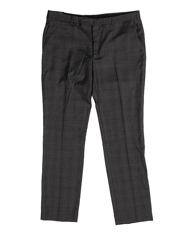 DRESSMANN Grey check housut, W38/L34 - Miesten housut ja shortsit - 10105607844 - 0