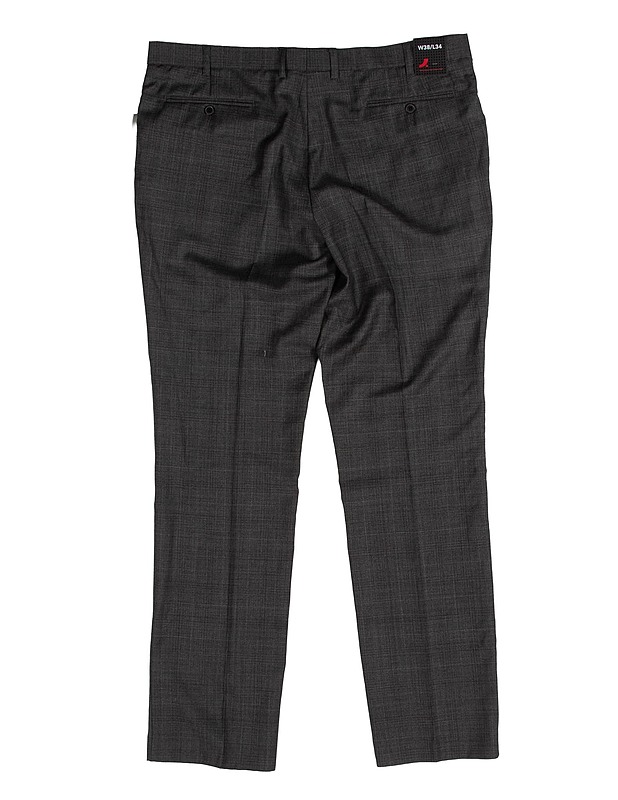 DRESSMANN Grey check housut, W38/L34 - Miesten housut ja shortsit - 10105607844 - 1