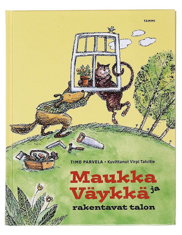 Maukka ja Väykkä rakentavat talon - Parvela, Timo - Lastenkirjat - 10105607859 - 0
