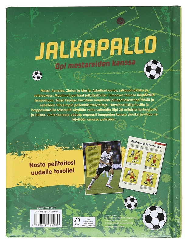 Jalkapallo : opi mestareiden kanssa - Noa, Sandra - Lastenkirjat - 10105607864 - 1