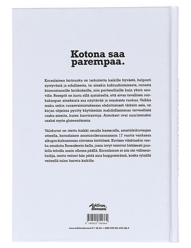 Korsolainen kotiruoka - Samuli Mänttäri - Ruokakirjat - 10105607900 - 1