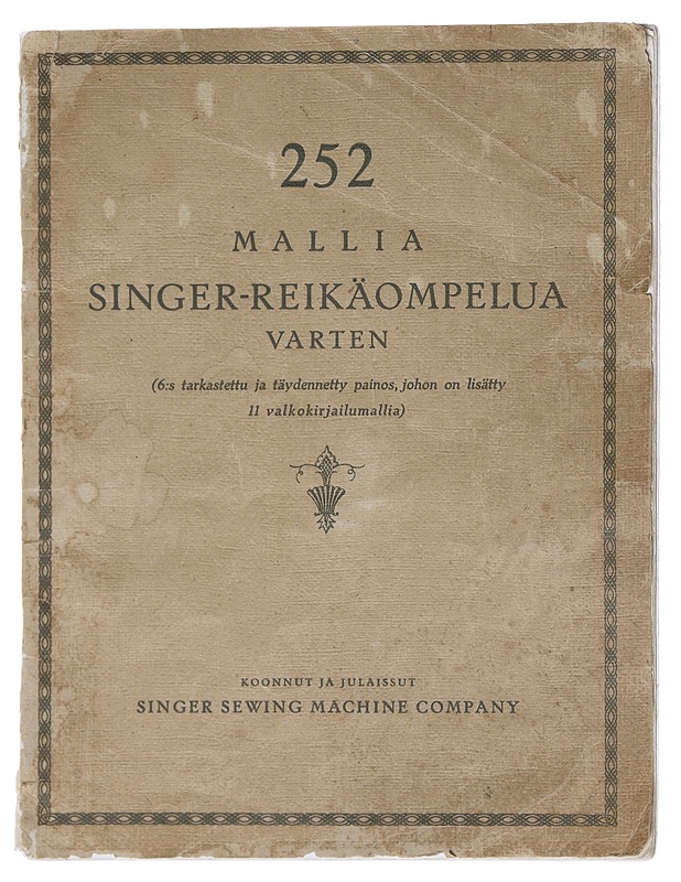 252 mallia singer-reikäompelua varten - Tietokirjat ja oppaat - 10105607915 - 0