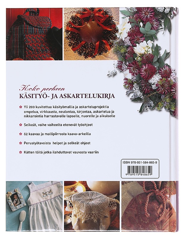 Koko perheen käsityö- ja askartelukirja - Calder, Anneli - Käsityökirjat - 10105607945 - 1