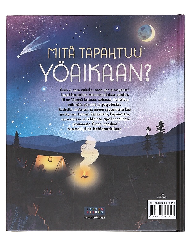 Mitä tapahtuu yöaikaan? - Cowan, Laura - Lastenkirjat - 10105607956 - 1