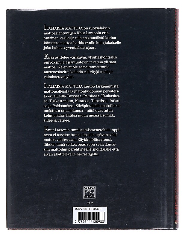 Itämaisia mattoja - Knut Larson - Tietokirjat ja oppaat - 10105607966 - 1