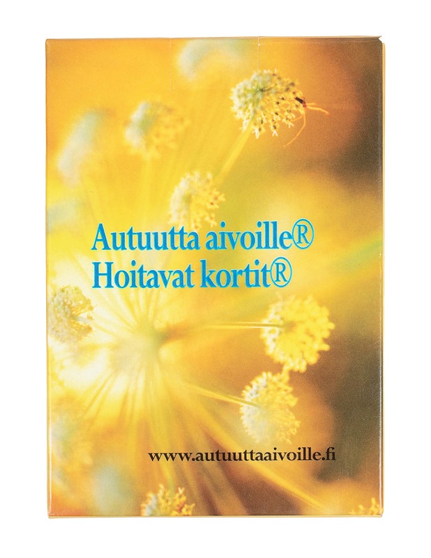 SAIMATEXT Autuutta Aivoille Hoitavat Kortit hyvinvointikorttipakka - Seurapelit - 10105608002 - 0