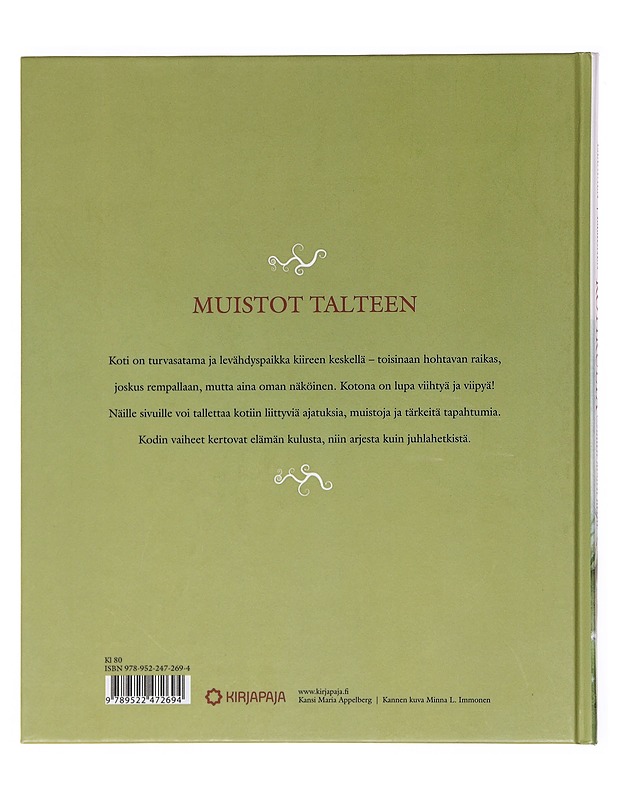 Kotikulta : oman kodin kirja - Laaninen, Tiina - Puutarha- ja remontointikirjat - 10105608057 - 1