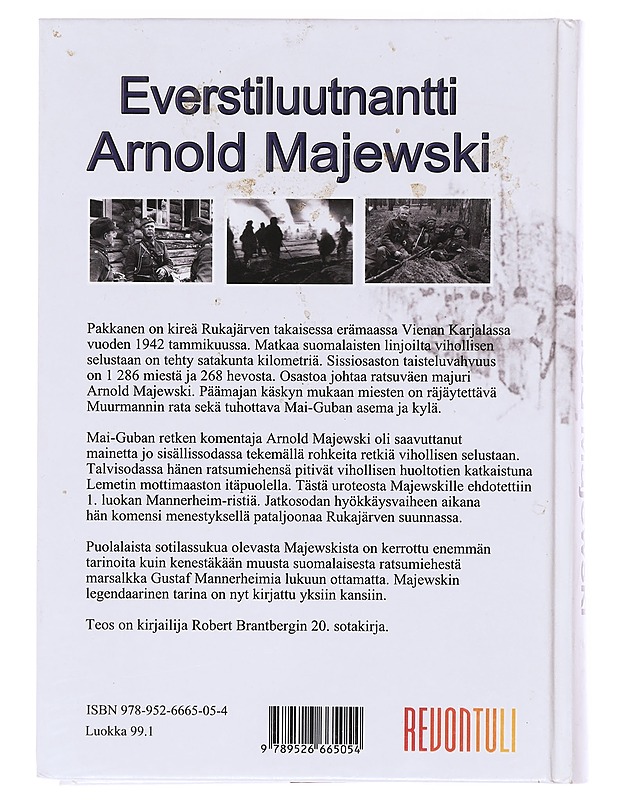 Everstiluutnantti Arnold Majewski / Rukajärven legenda - Robert Brantberg - Elämäkerrat ja muistelmat - 10105608060 - 1