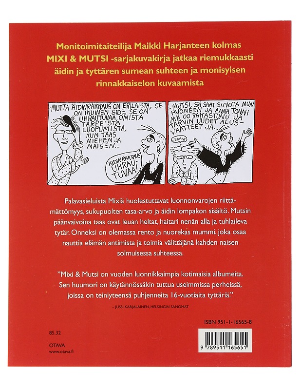 Mixi & mutsi : mansikoita ja meditointia - Maikki Harjanne - Sarjakuvat - 10105608091 - 1