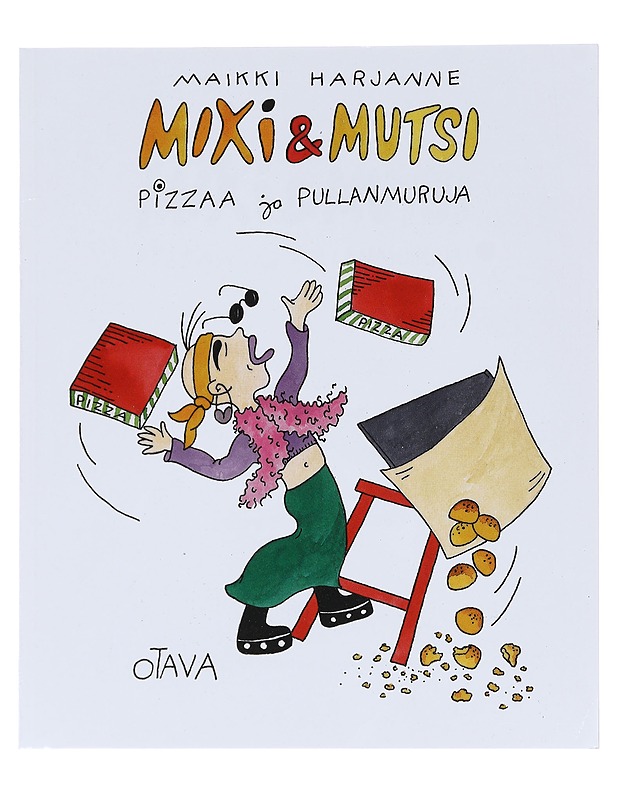 Mixi & Mutsi - Pizzaa ja pullanmuruja - Maikki Harjanne - Sarjakuvat - 10105608101 - 0
