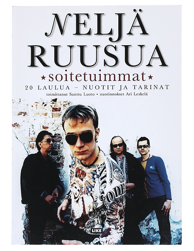 Soitetuimmat : 20 laulua - nuotit ja tarinat - Neljä Ruusua - Musiikki- ja elokuvakirjat - 10105608127 - 0
