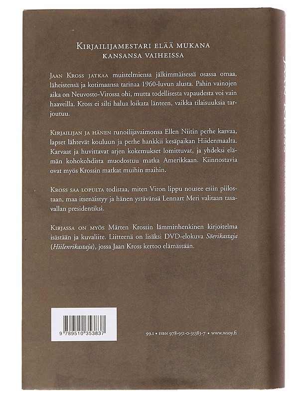 Rakkaat kanssavaeltajat / II - Kross, Jaan - Elämäkerrat ja muistelmat - 10105608121 - 1