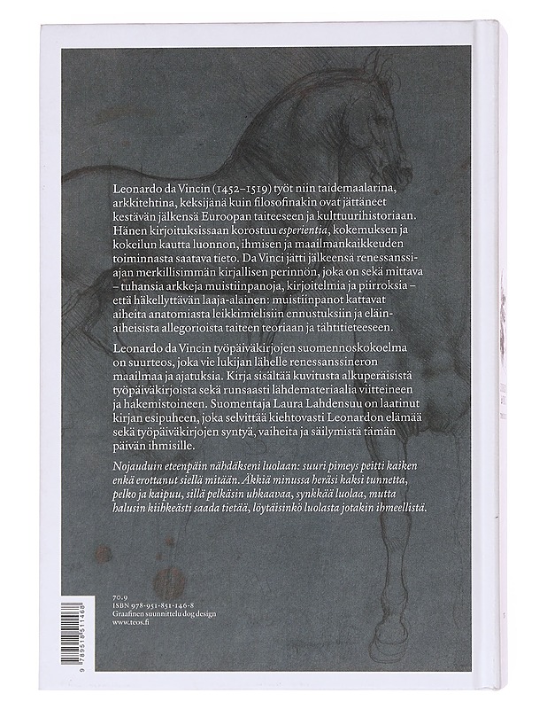 Työpäiväkirjat - Leonardo, da Vinci - Taide- ja kulttuurikirjat - 10105608134 - 1