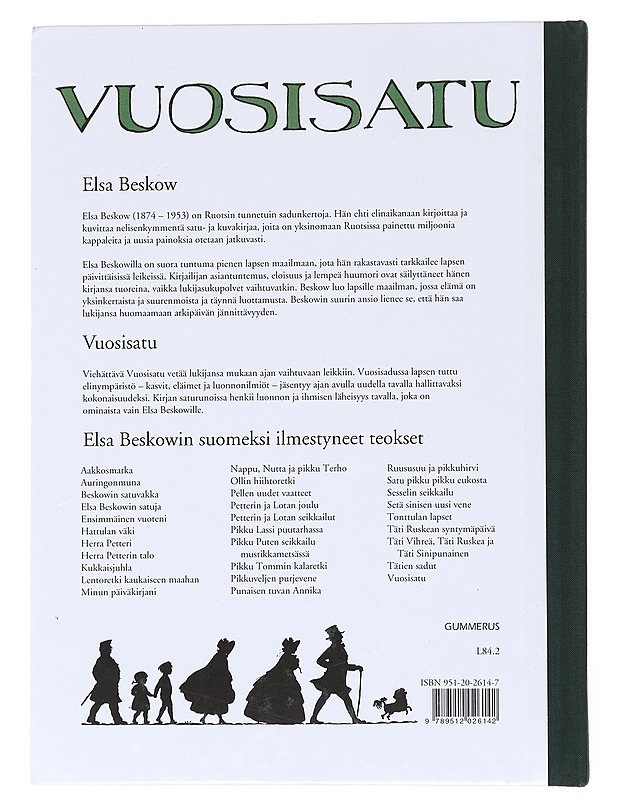 Vuosisatu / kuvakirja - Beskow, Elsa - Lastenkirjat - 10105608147 - 1