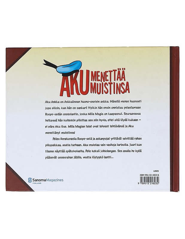 Disney : Aku menettää muistinsa - Toppari, Kirsti - Lastenkirjat - 10105608166 - 1