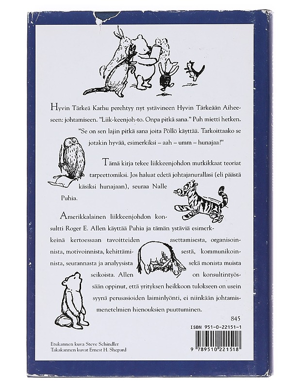 Nalle Puh ja johtamisen taito : jossa Hyvin Tärkeä Karhu ja hänen ystävänsä perehtyvät Hyvin Tärkeään Aiheeseen - Roger E. Allen - Tietokirjat ja oppaat - 10105608181 - 1