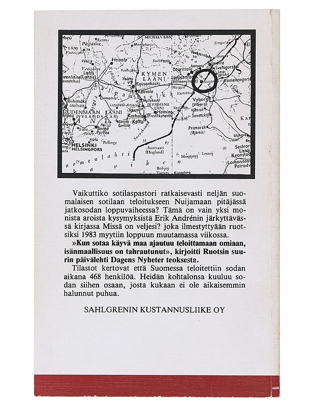 Missä on veljesi? - Andrén, Erik - Elämäkerrat ja muistelmat - 10105608183 - 1