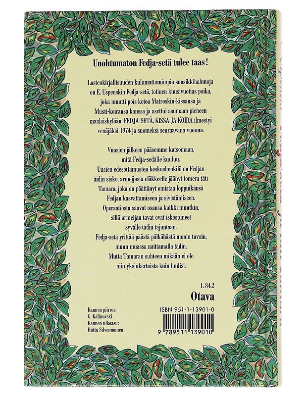 Fedja-setä ja täti Tamara - Uspenski, Eduard - Romaanit ja novellit - 10105608233 - 1
