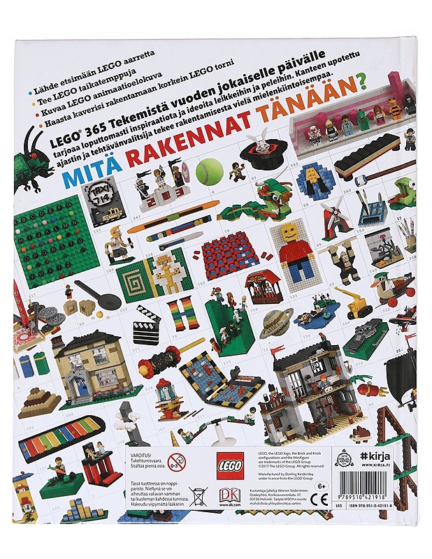 LEGO® 365 / tekemistä vuoden jokaiselle päivälle - Simon Hugo - Harrastekirjat - 10105608242 - 1