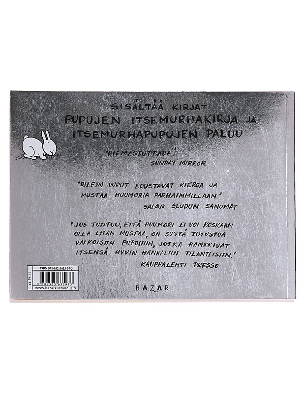 Pupujen suuri itsemurhakirja - Riley, Andy - Sarjakuvat - 10105608279 - 1