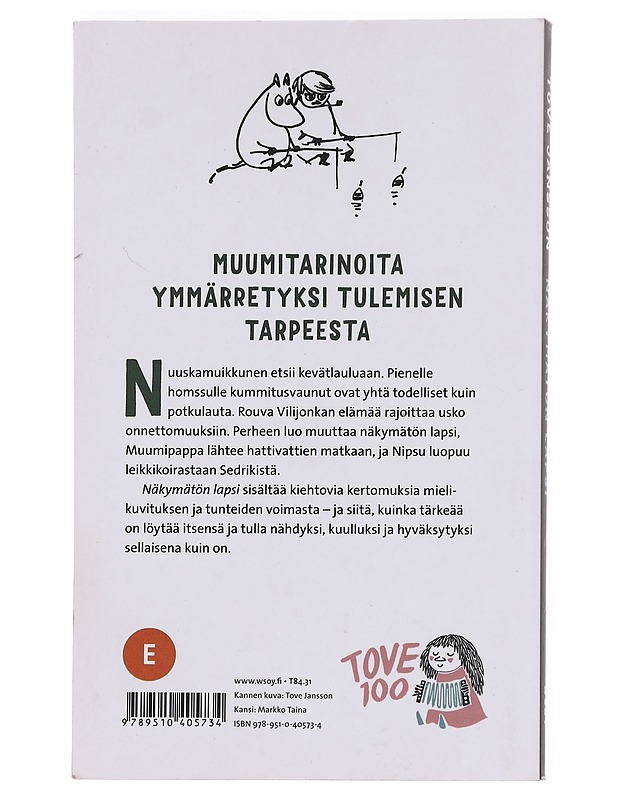 Näkymätön lapsi ja muita kertomuksia - Jansson, Tove - Romaanit ja novellit - 10105608288 - 1