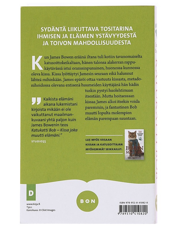 Katukatti Bob - James Bowen - Elämäkerrat ja muistelmat - 10105608327 - 1