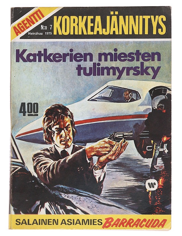 Agentti Korkeajännitys N:o 7 Heinäkuu 1975 - Sarjakuvat - 10105608344 - 0