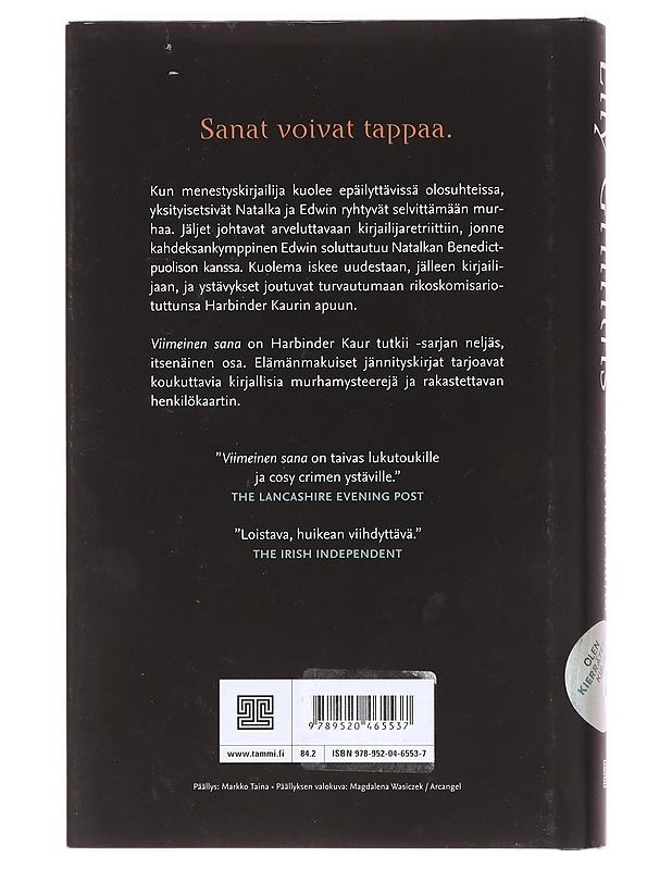 Viimeinen sana - Griffiths, Elly - Romaanit ja novellit - 10105608353 - 1